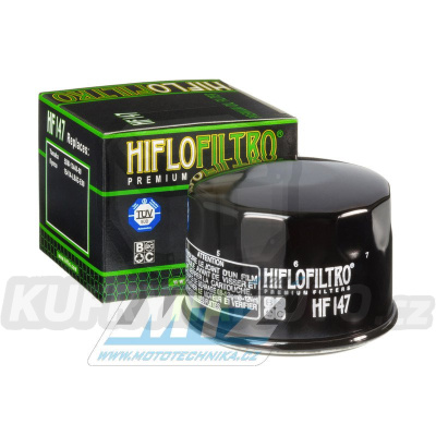 Filtr olejový HF147 (HifloFiltro) - Yamaha FZS600 Fazer + XVS1300 Midnight Star + XP500 TMax+XP530 TMax + YFM660 Raptor+YFM700 Grizzly+YFM700 Kodiak + Kymco 5MXU+UXV+X-Citing+My Road