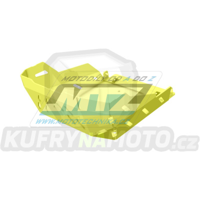 Kryt pod motor hliníkový Dual Sport -  Suzuki DE800 V-Strom / 23-24 - barva žlutá