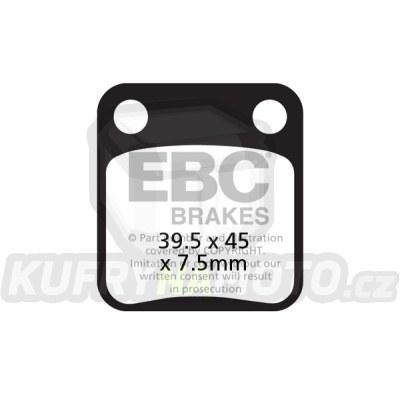 Brzdové destičky EBC SFA054