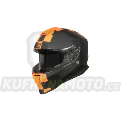 Moto přilba ORIGINE DINAMO CONTEST matná oranžovo/černá