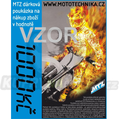 Poukázka dárková v hodnotě 1.000,- Kč