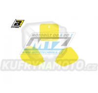 Polepy číslových tabulek (vystřižené) - Honda CR125 / 91-92 + CR250 / 90-91 + CR500 / 91-01 - barva žlutá