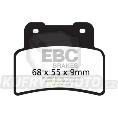 Brzdové destičky EBC FA432HH