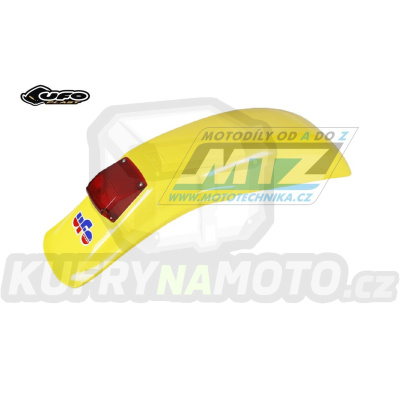 Blatník zadní UFO Vintage - ME08027-D - univerzální + Enduro se světlem – 125+250+500 / 83-93 (Honda XR350+XR500 a podobně) - barva žlutá