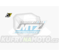 Polepy číslových tabulek (vystřižené) - Kawasaki KX125+KX250 / 94-98 - barva bílá