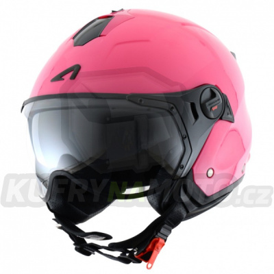 Moto přilba ASTONE MINIJET S SPORT růžová