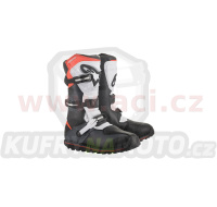 boty TECH TRIAL, ALPINESTARS (černá/šedá/bílá/červená fluo) 2024