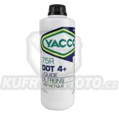 Brzdová kapalina YACCO 75 R DOT 4+, YACCO (500 ml)