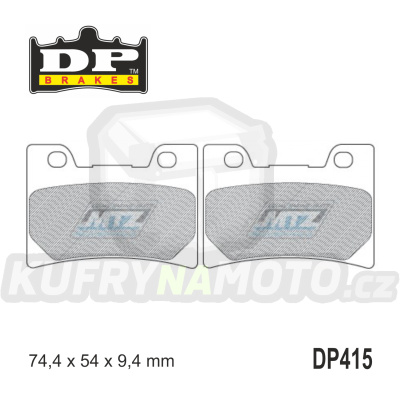 Destičky brzdové DP415-SDP DP Brakes - směs SDP Sport HH+