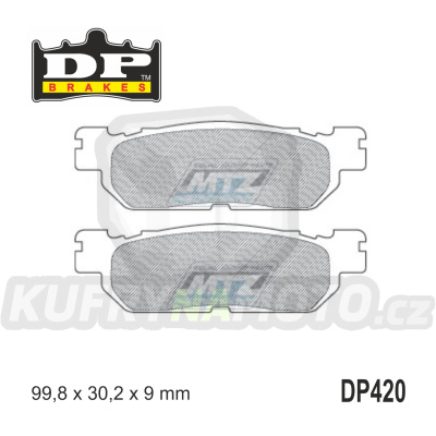 Destičky brzdové DP420 - DP BRAKES směs Premium Sinter OEM