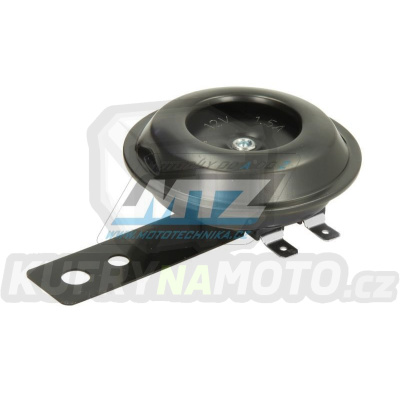 Houkačka/Klakson 12V - průměr 70mm - černá