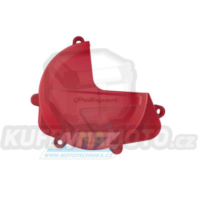 Kryt spojkového víka Honda CRF450R / 17-25 + CRF450RX / 17-25 - barva červená