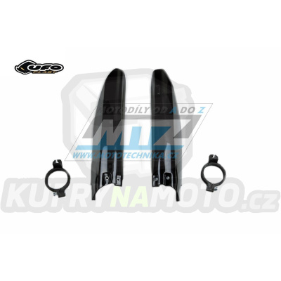 Kryty předních vidlic Suzuki RM125+RM250 /  04-06 + RMZ450 / 05-06 - barva černá
