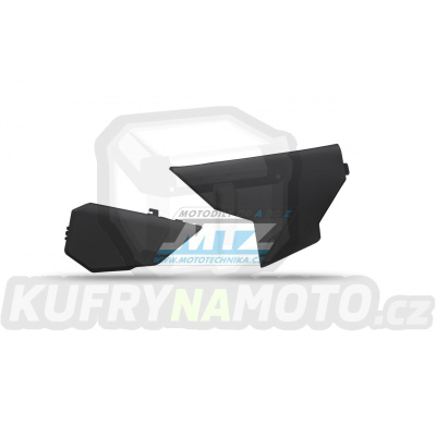 Kryty airboxu Husqvarna TC125+TC250 + FC250+FC350+FC450 / 23-24 + TE150+TE250+TE300 / 24 + FE250+FE350+FE450+FE501 / 24 - barva černá