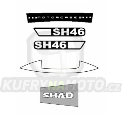 Samolepky SHAD D1B461ETR pro SH46