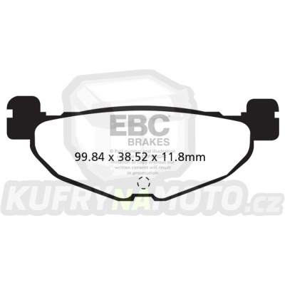 Brzdové destičky EBC SFA408
