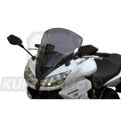 Plexi plexisklo MRA Kawasaki ER 6 F 650 2009 - 2011 typ turistický T černé