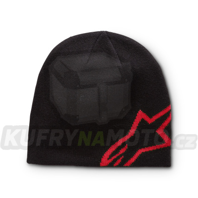 čepice CORP SHIFT BEANIE, ALPINESTARS (černá/červená)
