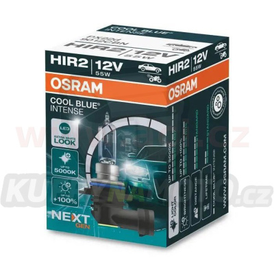 žárovka 12V 55W HIR2 COOL BLUE INTENSE (NEXT GEN) HIR2 (patice PX22d) (1ks v balení)  OSRAM