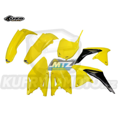 Sada plastů Suzuki RMZ450 / 13 - barva žlutá