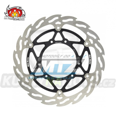 Kotouč brzdový PLOVOUCÍ - Moto Master Factory zubatý desing &quot;FLAME&quot; 112082 (vnější průměr 270mm)