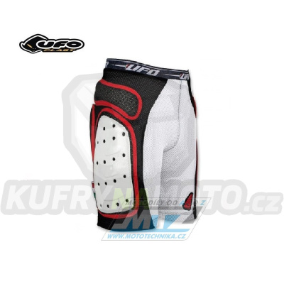 Chráničové spodky Ufo Padded Plastick Shorts - červeno-bílo-černé - velikost M