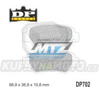 Destičky brzdové DP Brakes DP702 - směs Premium OEM Sinter