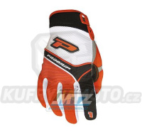 Rukavice motokros PROGRIP 4010/14 - oranžové - velikost S