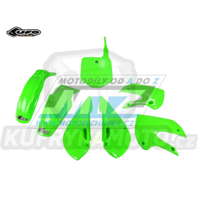 Sada plastů Kawasaki KLX110 / 01-09 - barva zelená