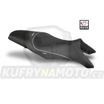 Komfortní sedlo SHAD SHY0M9300H vyhřívané černo/šedé, šedé švy