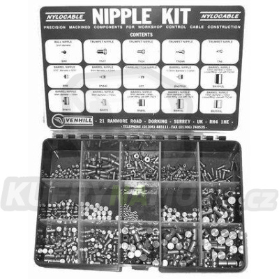 Servisní sada lanka Venhill NIPPLE koncovky