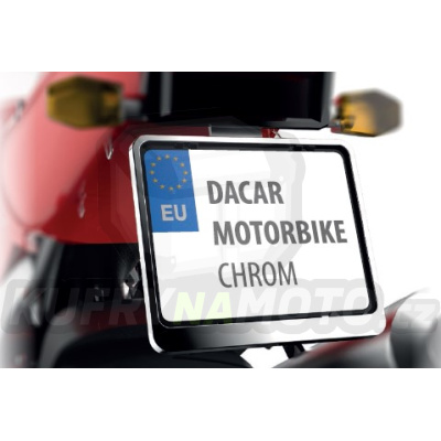 BIKETEC držák SPZ MOTORBIKE CHROM