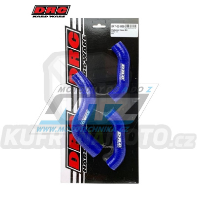 Hadice chladiče DRC RADIATOR HOSE KIT - DRC D47-02-030 - Husqvarna FC450 / 19-21 - modré (sada 3ks)