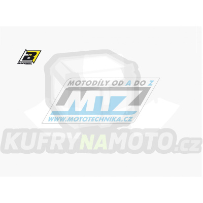 Polepy číslových tabulek (vystřižené) - Kawasaki KXF250 / 04-05 - barva bílá