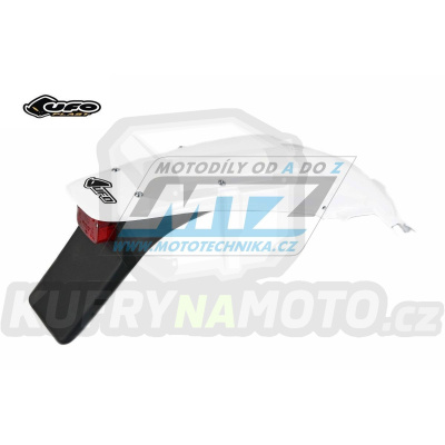 Blatník zadní včetně světla Honda CR125 / 98-99 + CR250 / 97-99 - barva bílá