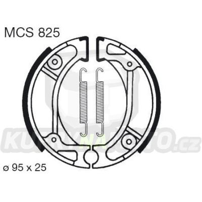 Brzdové čelisti LUCAS MCS 825