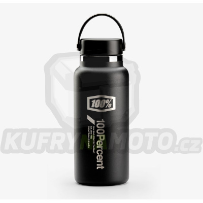 hydro láhev - Wide Mouth, 100% - USA (černá)