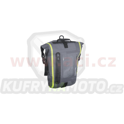 tankbag na motocykl Aqua M8, OXFORD (černý/šedý/žlutý fluo, s magnetickou základnou, objem 8 l)