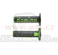 gripy A360 (offroad) délka 120 mm, DOMINO (černo-zelené)
