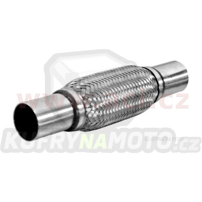 pružný člen výfuku STANDARD, vnějš. průměr 45 mm / délka pr. členu 150 mm / celk. délka 350 mm