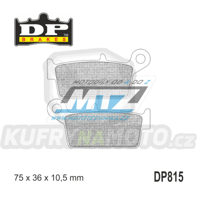 Destičky brzdové DP815-SDP DP Brakes - směs SDP PRO-MX