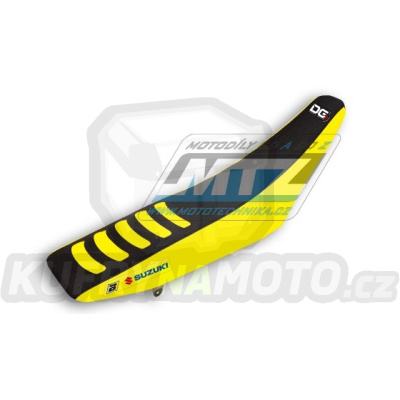 Potah sedla Suzuki RMZ450 / 08-17 - barva černo-žlutá - typ potahu DG3