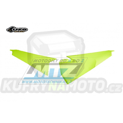 Bočnice horní Husqvarna TC125+TC250 + FC250+FC350+FC450 / 19-22 + TE150+TE250+TE300 / 20-23 + FE250+FE350+FE450+FE501 / 20-23 - barva FLUO žlutá (neon žlutá)