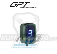 Ukazatel zařazené rychlosti digitální GPT EVO1 - modrý - VÝPRODEJ (prasklina zadního krytu)
