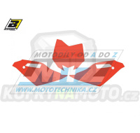 Polepy číslových tabulek (vystřižené) - Husqvarna CR125 / 09-13 - barva červená