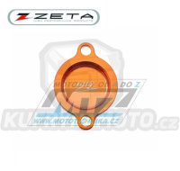 Víko olejového filtru - ZETA ZE90-1447 - KTM 250SXF+350SXF+450SXF+505SXF + 250EXCF+350EXCF+400EXC+450EXC+500EXC+530EXC + 450SMR + Freeride 250F+350 + Husqvarna+Husaberg+Gas-Gas - oranžové