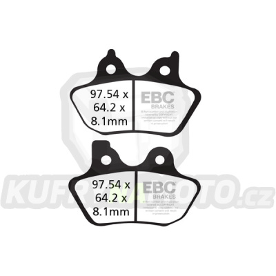Brzdové destičky EBC FA400V