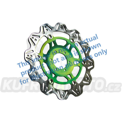 Brzdový kotouč EBC VR4012GRN zelená