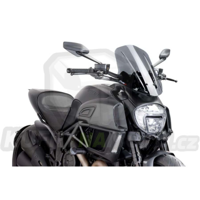 Plexi štít PUIG NEW. GEN TOURING 7570F tmavá kouřová