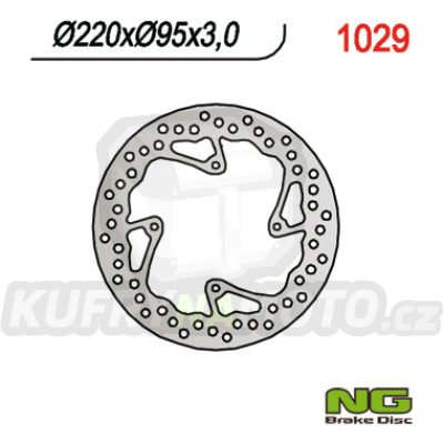 Brzdový kotouč moto NG 1029